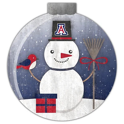 Arizona Wildcats 12'' Snow Globe Wall Art