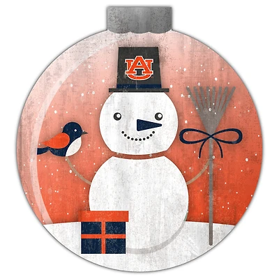 Auburn Tigers 12'' Snow Globe Wall Art