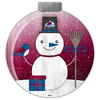 Colorado Avalanche 12'' Snow Globe Wall Art