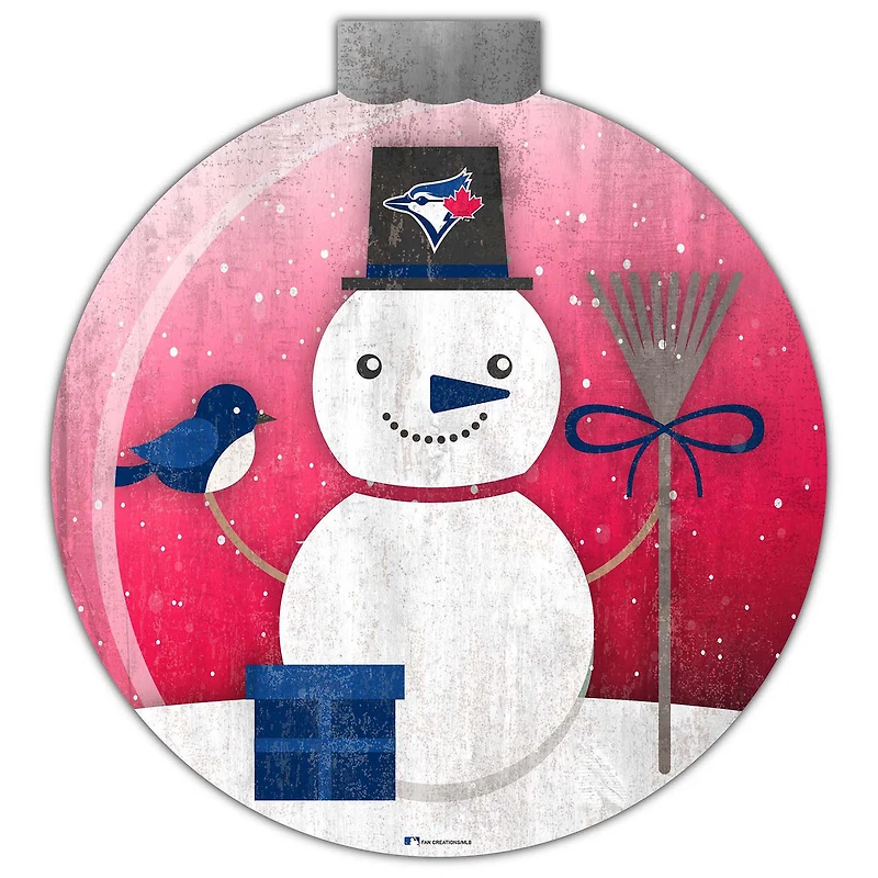 Toronto Blue Jays 12'' Snow Globe Wall Art