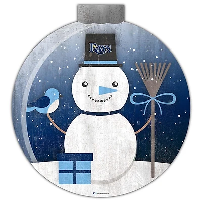 Tampa Bay Rays 12'' Snow Globe Wall Art