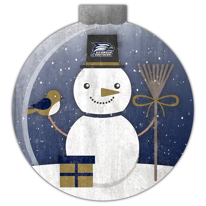 Georgia Southern Eagles 12'' Snow Globe Wall Art