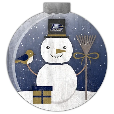 Georgia Southern Eagles 12'' Snow Globe Wall Art