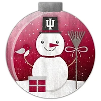 Indiana Hoosiers 12'' Snow Globe Wall Art