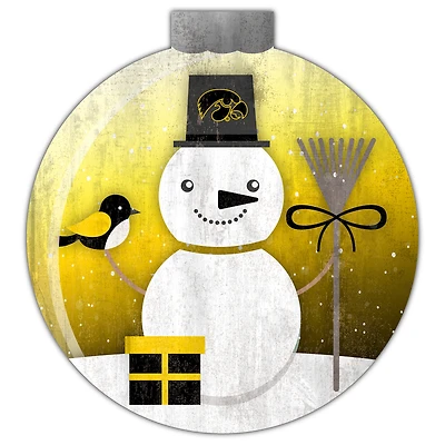 Iowa Hawkeyes 12'' Snow Globe Wall Art