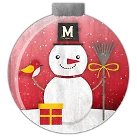 Maryland Terrapins 12'' Snow Globe Wall Art
