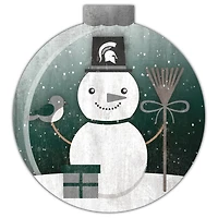 Michigan State Spartans 12'' Snow Globe Wall Art