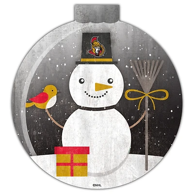 Ottawa Senators 12'' Snow Globe Wall Art
