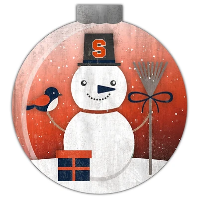 Syracuse Orange 12'' Snow Globe Wall Art