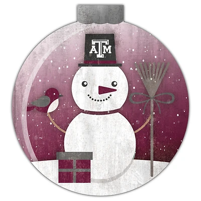 Texas A&M Aggies 12'' Snow Globe Wall Art