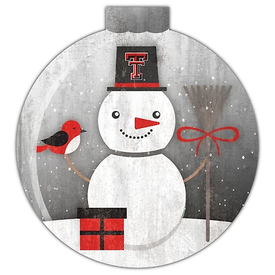 Texas Tech Red Raiders 12'' Snow Globe Wall Art