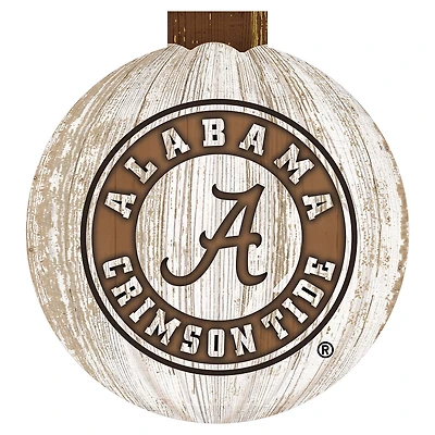 Alabama Crimson Tide 12'' Pumpkin Sign