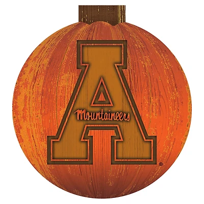 Appalachian State Mountaineers 12'' Pumpkin Sign