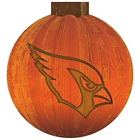 Arizona Cardinals 12'' Pumpkin Sign