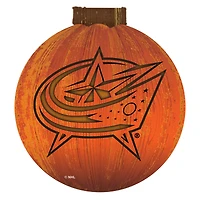 Columbus Blue Jackets 12'' Pumpkin Sign