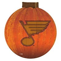 St. Louis Blues 12'' Pumpkin Sign