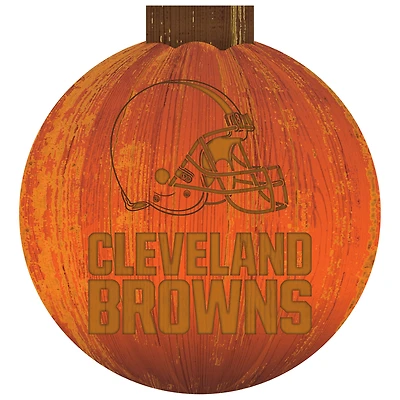 Cleveland Browns 12'' Pumpkin Sign