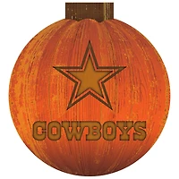 Dallas Cowboys 12'' Pumpkin Sign