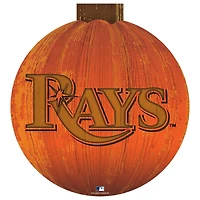 Tampa Bay Rays 12'' Pumpkin Sign