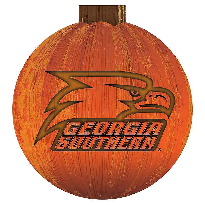 Georgia Southern Eagles 12'' Pumpkin Sign