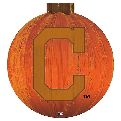 Cleveland Guardians 12'' Pumpkin Sign