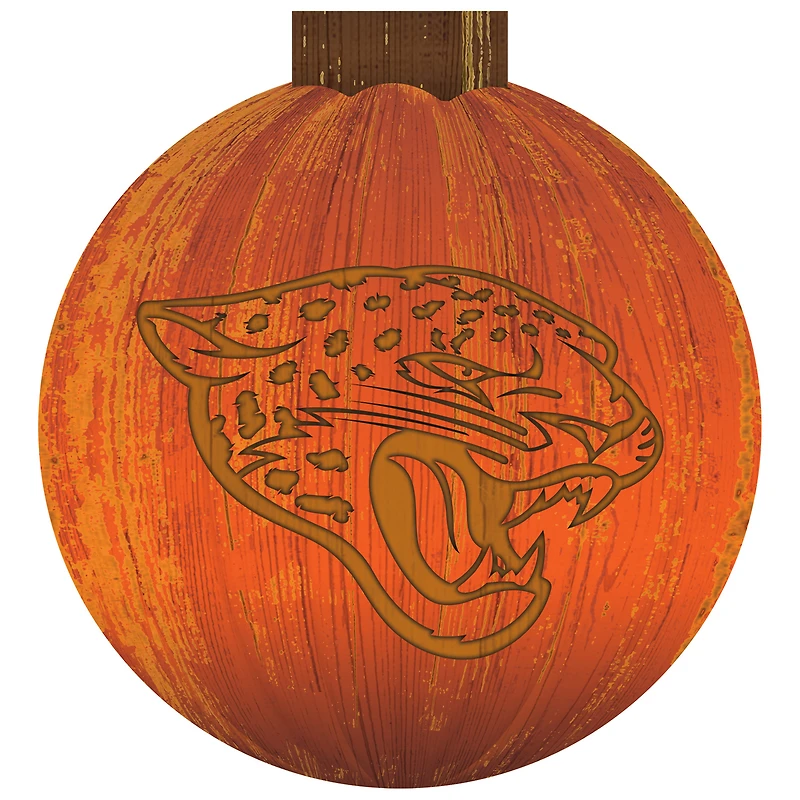 Jacksonville Jaguars 12'' Pumpkin Sign