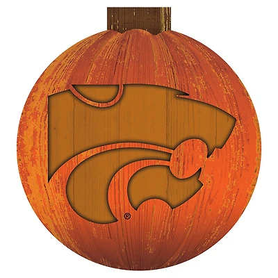 Kansas State Wildcats 12'' Pumpkin Sign