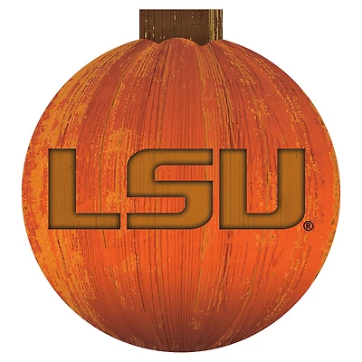 LSU Tigers 12'' Pumpkin Sign