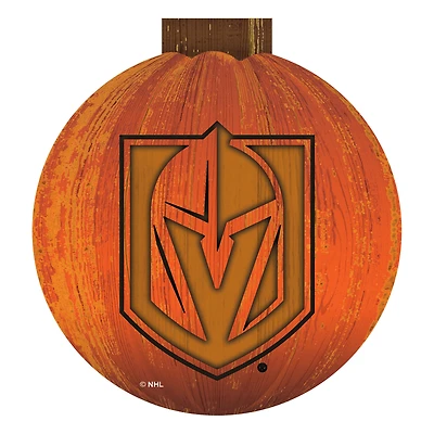 Vegas Golden Knights 12'' Pumpkin Sign