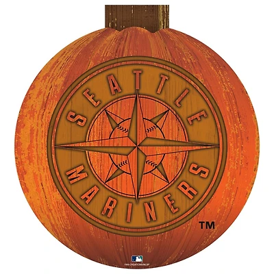 Seattle Mariners 12'' Pumpkin Sign