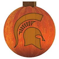 Michigan State Spartans 12'' Pumpkin Sign