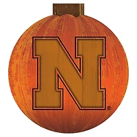 Nebraska Huskers 12'' Pumpkin Sign