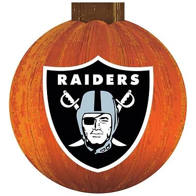Las Vegas Raiders 12'' Pumpkin Sign