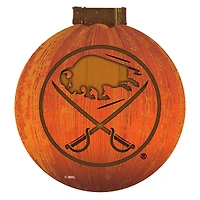 Buffalo Sabres 12'' Pumpkin Sign