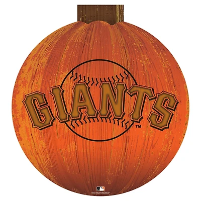 San Francisco Giants 12'' Pumpkin Sign