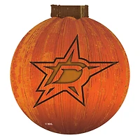 Dallas Stars 12'' Pumpkin Sign