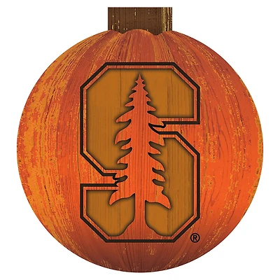 Stanford Cardinal 12'' Pumpkin Sign