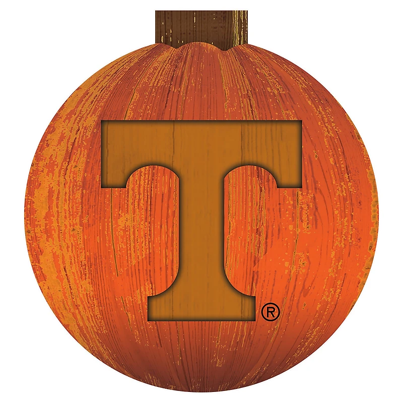 Tennessee Volunteers 12'' Pumpkin Sign
