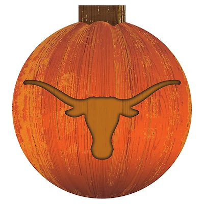 Texas Longhorns 12'' Pumpkin Sign