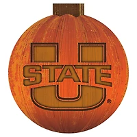 Utah State Aggies 12'' Pumpkin Sign