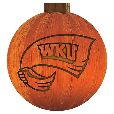 Western Kentucky Hilltoppers 12'' Pumpkin Sign