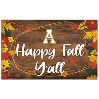 Appalachian State Mountaineers 11'' x 19'' Happy Fall Y'all Sign