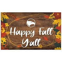 Georgia Southern Eagles 11'' x 19'' Happy Fall Y'all Sign