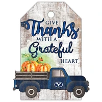 BYU Cougars 11'' x 19'' Gift Tag Truck Sign