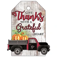 Atlanta Falcons 11'' x 19'' Gift Tag Truck Sign