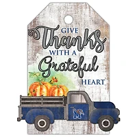 Memphis Tigers 11'' x 19'' Gift Tag Truck Sign