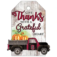 Stanford Cardinal 11'' x 19'' Gift Tag Truck Sign