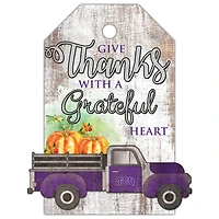 TCU Horned Frogs 11'' x 19'' Gift Tag Truck Sign