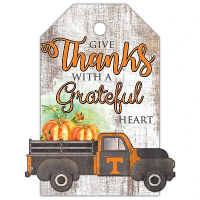 Tennessee Volunteers 11'' x 19'' Gift Tag Truck Sign