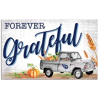 Tennessee Titans 11" x 19" Forever Grateful Sign